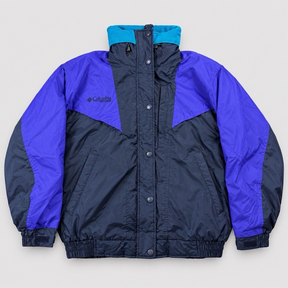 Vintage 90s Columbia Kestrel Jacket Womens Medium Purple Colorblock Ski